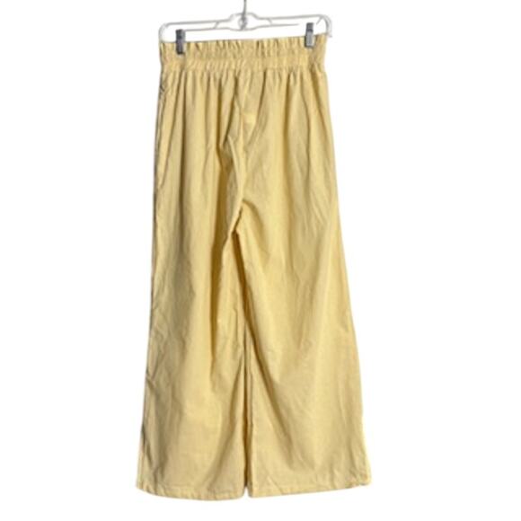 Yellow Wide Leg Medium Women's Pants NWOT - Picture 2 of 4
